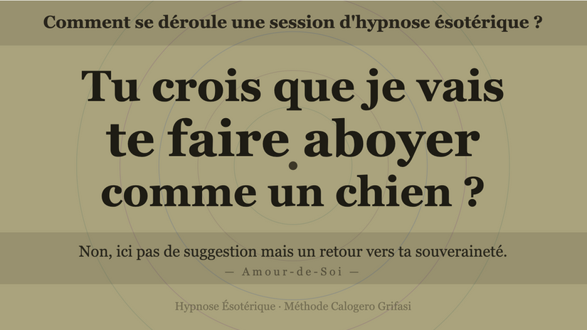 c'est quoi l'hypnose ésotérique